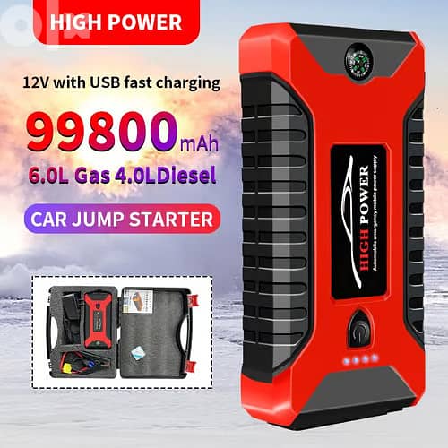 Hay-power Car jump starter & Wheel pump 99800mAh - JX27 3