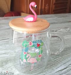 sweet flamingo pirex mug 0