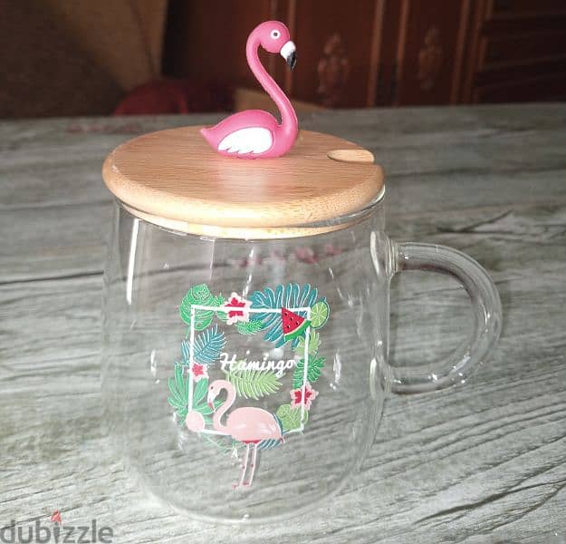 sweet flamingo pirex mug 1