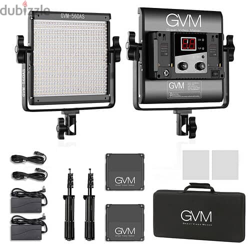 GVM 560AS Bi-Color LED Light Panel (2-Light Kit) 4