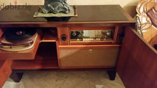 antique telefunken germany radio tourn disc