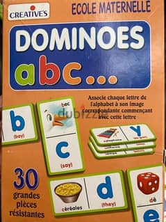 Dominoes abc toy for kids