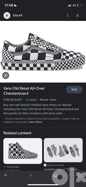 Vans All Over Checkerboard edition Authenthic like new 1