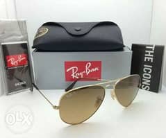 Ray Ban RB3025 W0879 Ray. Ban Aviator RayBan Brown Lens Golden Frame 0