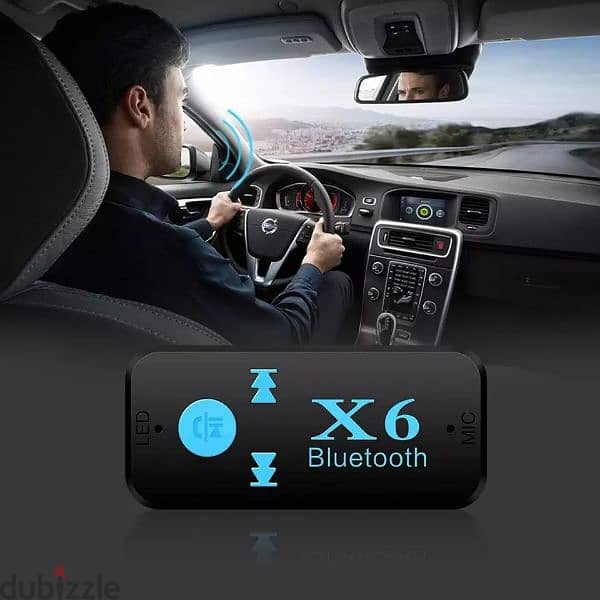 X6 Bluetooth AUX Audio Reciever Adapter Rechargeable 4