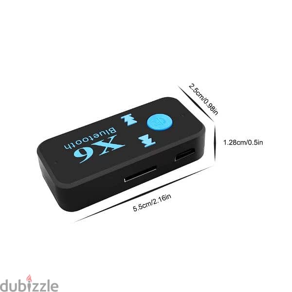 X6 Bluetooth AUX Audio Reciever Adapter Rechargeable 5