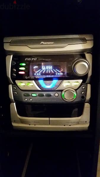 pioneer orginal malasia double cassete 3 cd +remoth controll