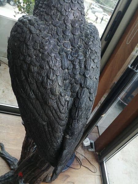 Sculpture of large Bronze Parrot: Black Friday Sale 2