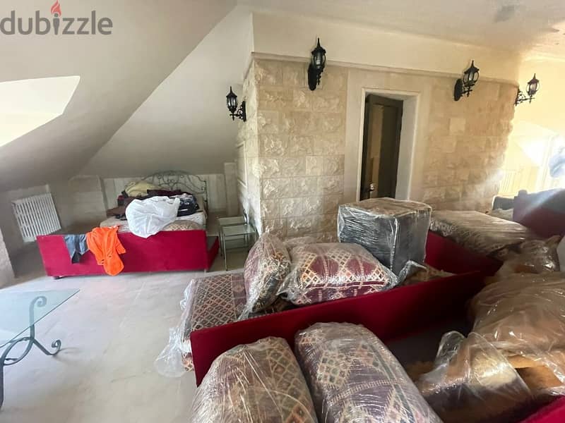 700Sqm+400SqmTerrace&Garden|Fully furnished Villa for sale in Baabdat 9