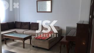 L10644- Semi-Furnished Apartment For Rent with Terrace In Ain al-tineh