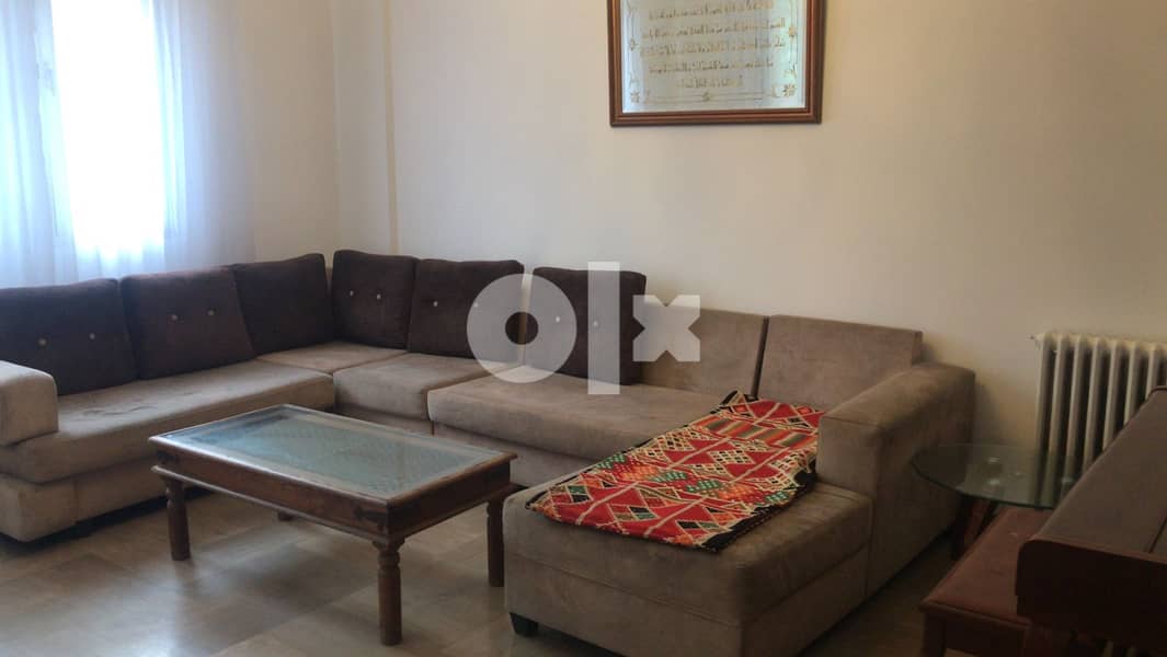 L10644- Semi-Furnished Apartment For Rent with Terrace In Ain al-tineh 1