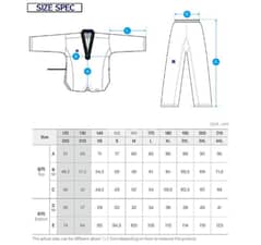 taekwondo uniform mooto