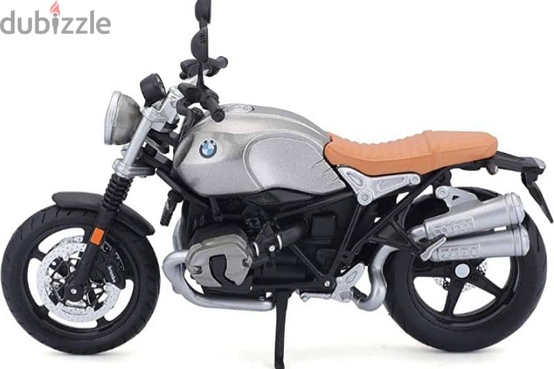 BMW R Nine T Scrambler diecast motorcycle model 1:12. 1