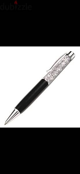 crystalline pen original swarovski no bag no box black white 2