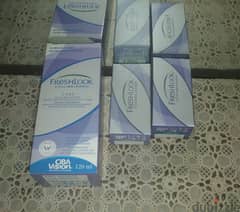 2 contacts lenses ( Gray & Turquoise) + solution 120ml 0