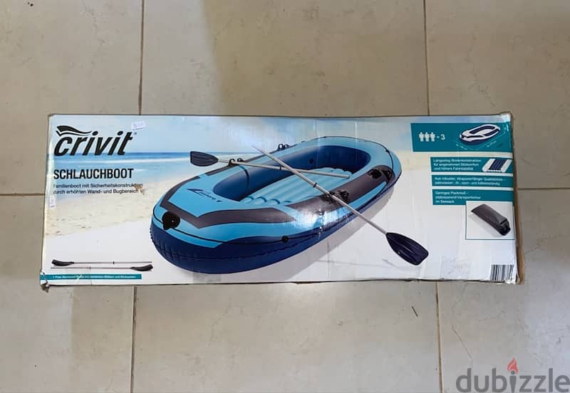 Crivit inflatable boat قارب قابل للنفخ 2