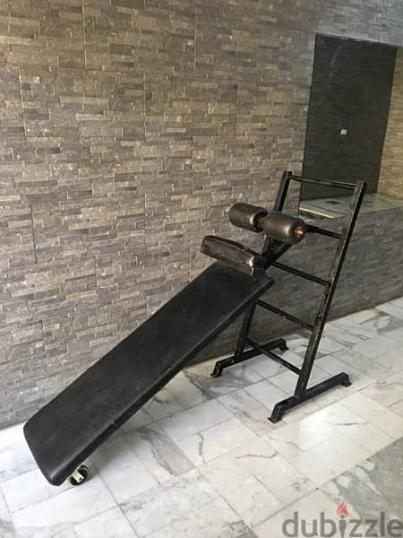 abs bench for gym used like new heavy duty very good quality 3