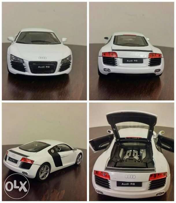 Audi R8 diecast car model 1:24 6