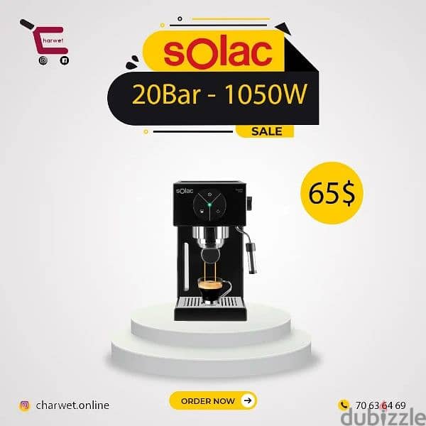 Espresso Machine Solac 20Bar 4