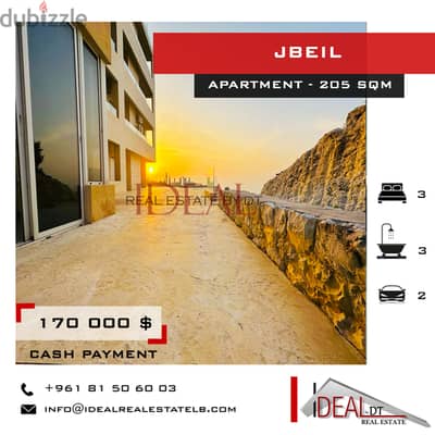 Apartment for sale in jbeil 205 SQM REF#JH17133