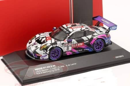 Porsche GT3 R #8:(2019) diecast car model 1;43.