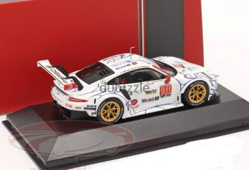 Porsche GT3 RSR #911 diecast car model 1;43. 4
