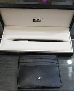 Original Genuine Mont Blanc Wallet and Pen 0
