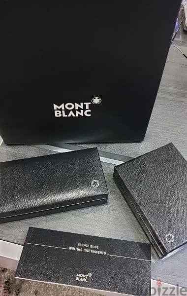 Original Genuine Mont Blanc Wallet and Pen 3