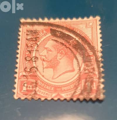 1915 South Africa KGV revenue 1d (1910-1936)