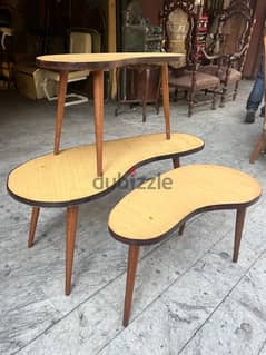 طقم طاولات set coffe table تصميم 1950 مميز سعر حلو