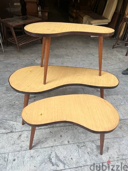 طقم طاولات set coffe table تصميم 1950 مميز سعر حلو 1