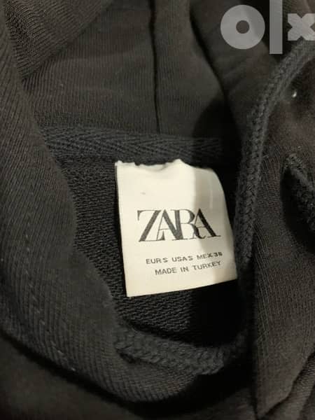 Zara authentic short sleeved hoodie new 1