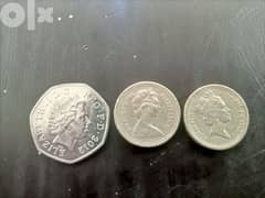 coins currency for Elizabeth 2 rare