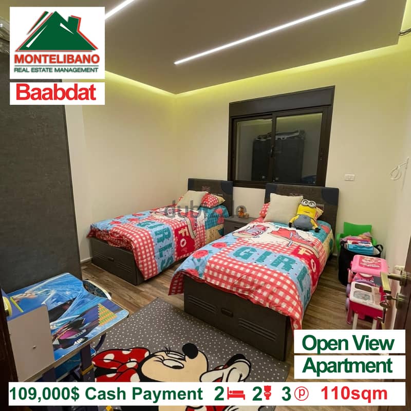 !! 109,000$ !! Apartment for Sale in Baabdat !! 3