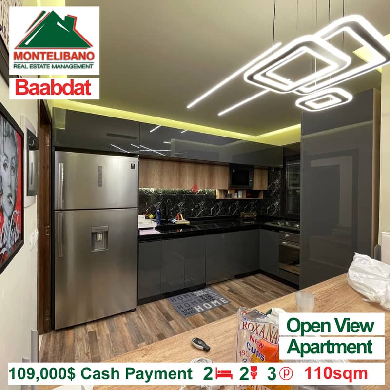 !! 109,000$ !! Apartment for Sale in Baabdat !! 5