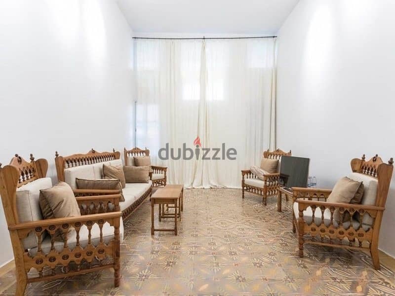 120 Sqm | Fully Furnished  Apartment for rent In Achrafiyeh Sioufi 1