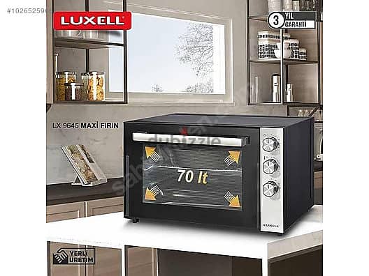 luxell 70L electric oven 2