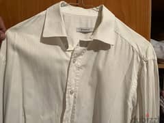 pellini chemise white long sleeve 0