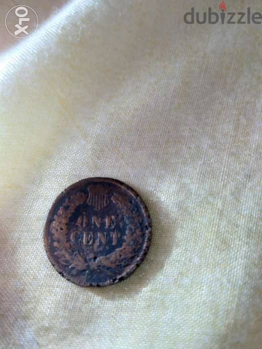 USA Penny Indian Head Cent year 1863 1