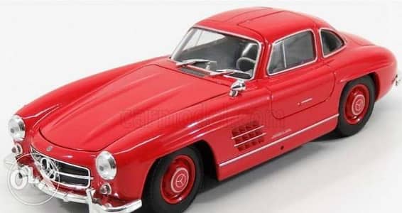 Mercedes Benz 300SL diecast car model 1:24.