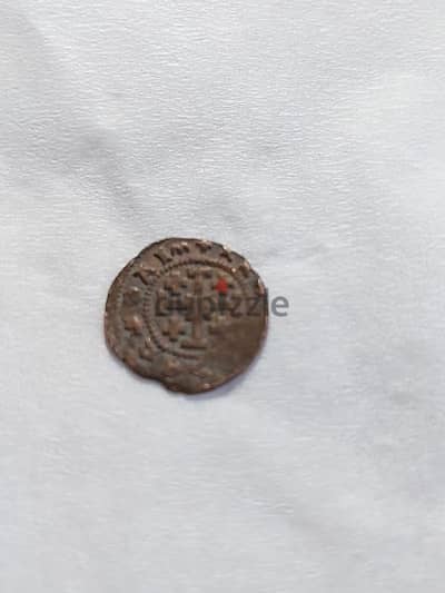 Crusader Templaer of King James II minted in Jersusalem year  1460 AD