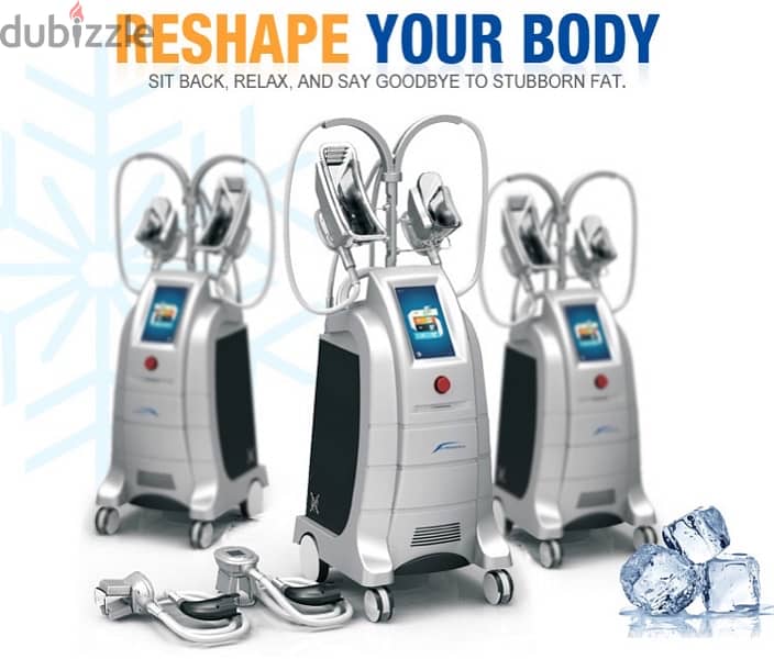 Fat freezing Usa profissional CRYOLIPOLYSIS WITH 4 HANDPIECES 7