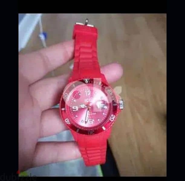 ice watch red original used once no box 1
