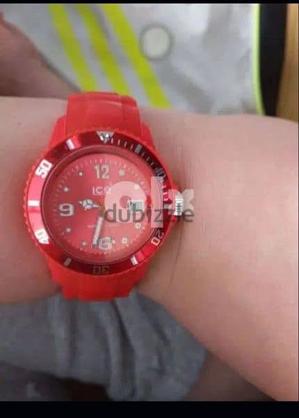 ice watch red original used once no box 3