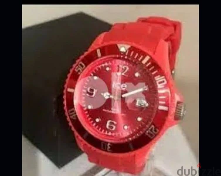 ice watch red original used once no box 11