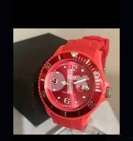 ice watch red original used once no box 12