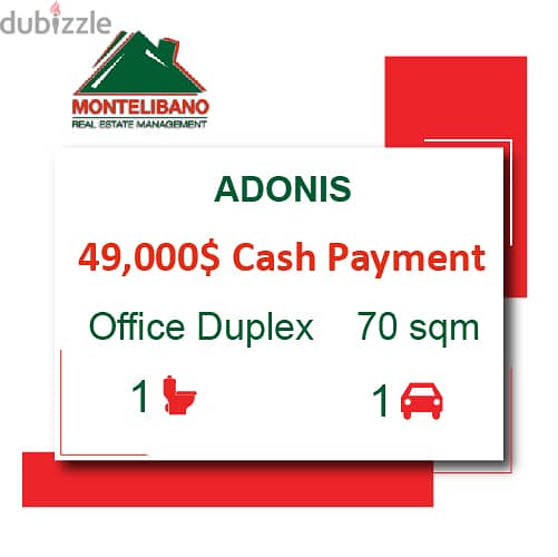 PRIME LOCATION !! Office Duplex for Sale in Adonis !! 0