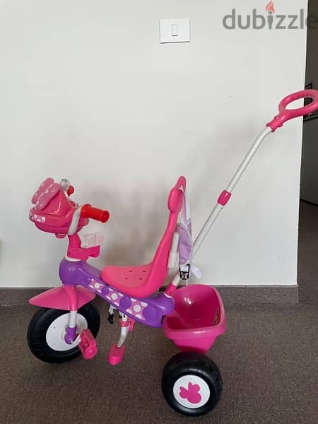 Minnie Mouse Push n Ride Tricycle 1