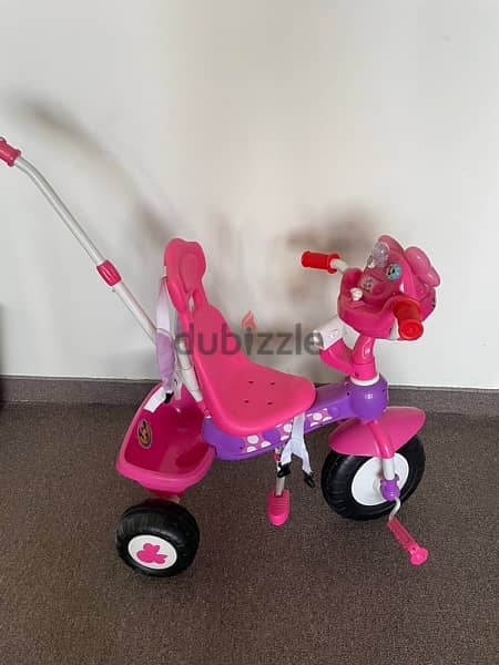 Minnie Mouse Push n Ride Tricycle 2