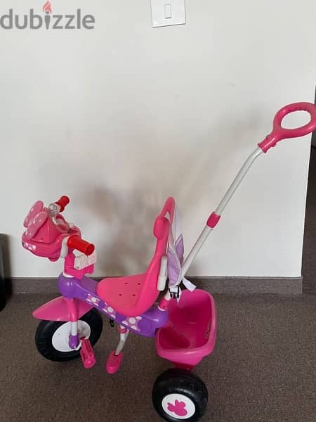 Minnie Mouse Push n Ride Tricycle 4